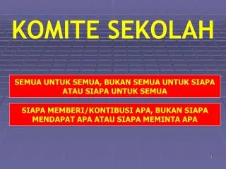 komite sekolah