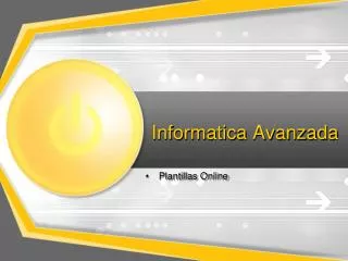 informatica avanzada