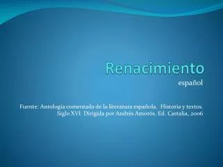 renacimiento