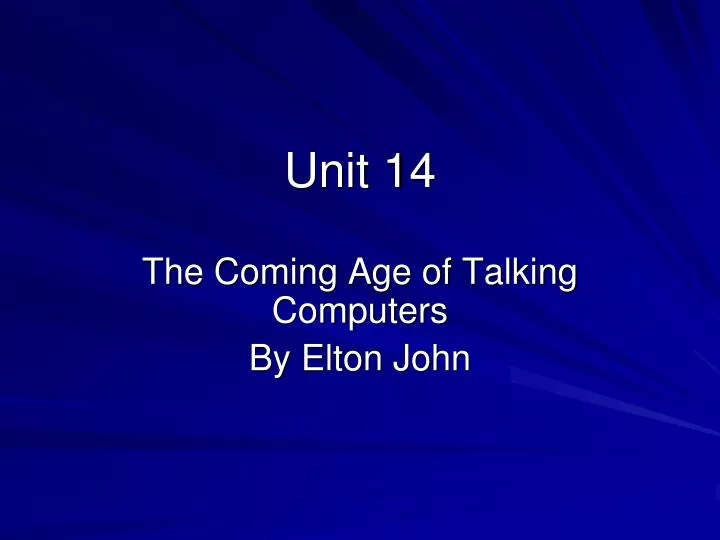 unit 14