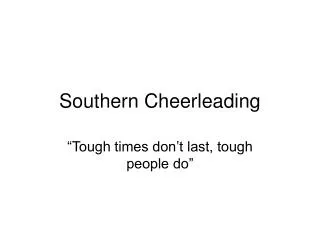 Southern Cheerleading