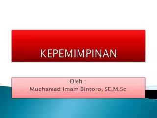 kepemimpinan