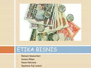 PPT - ETIKA BISNIS PowerPoint Presentation, Free Download - ID:3521844