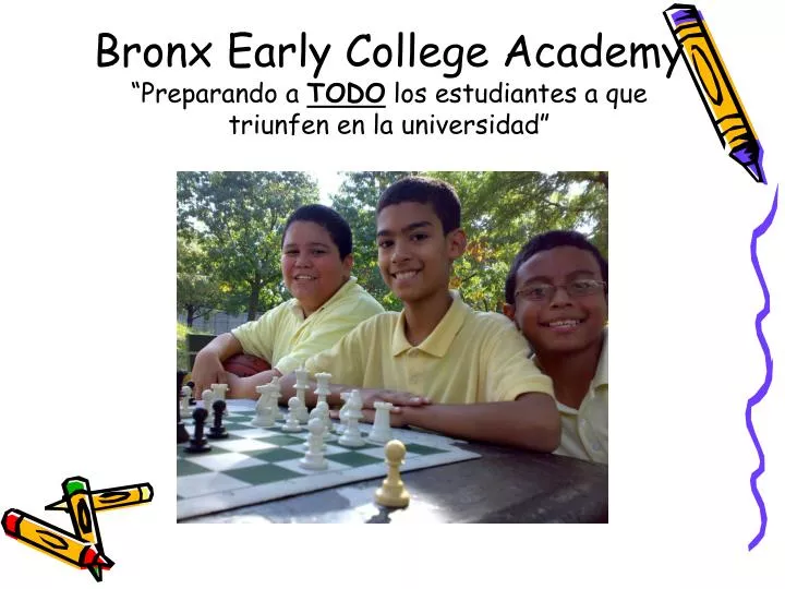 bronx early college academy preparando a todo los estudiantes a que triunfen en la universidad