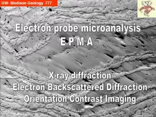 Diffraction: Electron and X-ray