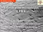 Diffraction: Electron and X-ray - slide 1