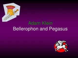 Adam Klein Bellerophon and Pegasus