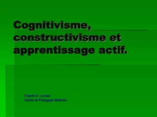 d apr s s louryan cellule de p dagogie m dicale