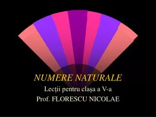 numere naturale