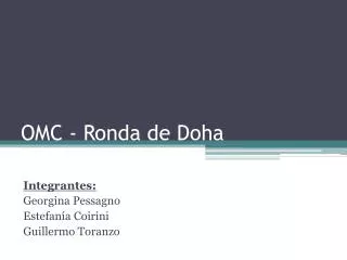 omc ronda de doha
