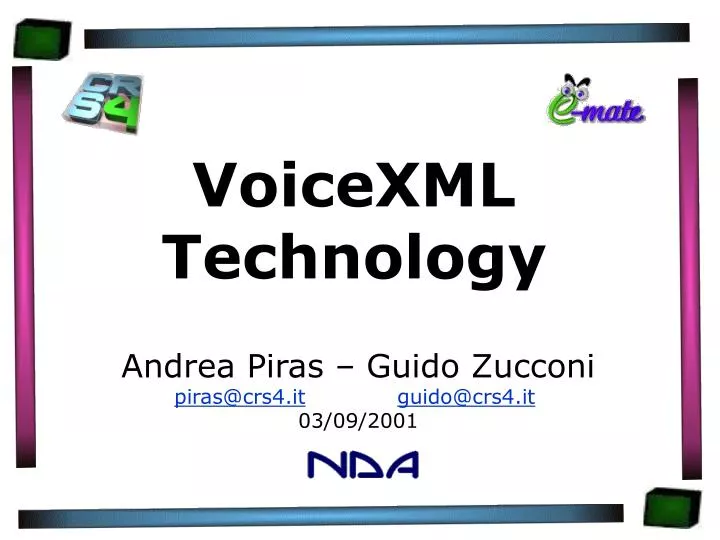 voicexml technology