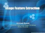Image Feature Extraction - slide 1