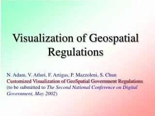 Visualization of Geospatial Regulations