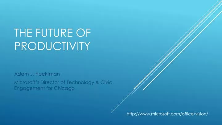 the future of productivity