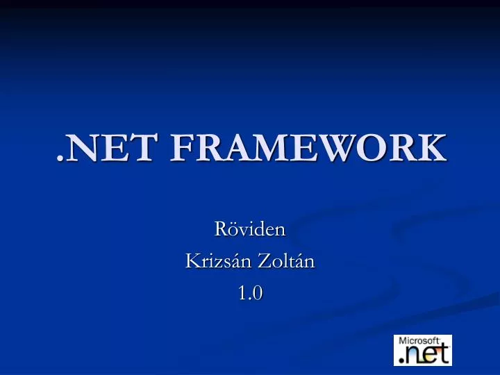 net framework