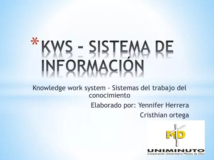 kws sistema de informaci n