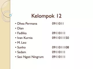 kelompok 12