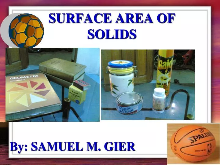 surface area of solids