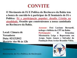 convite