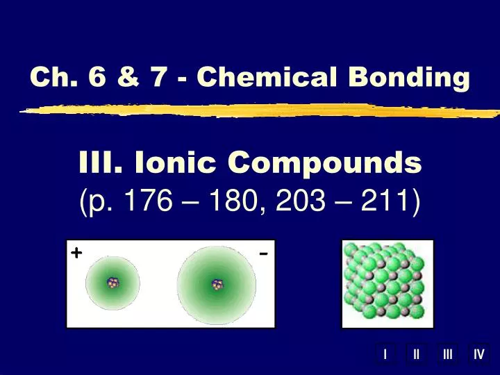 ch 6 7 chemical bonding