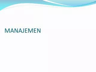 manajemen