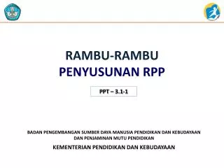 rambu rambu penyusunan rpp