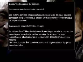 les mutants