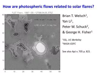 How are photospheric flows related to solar flares?