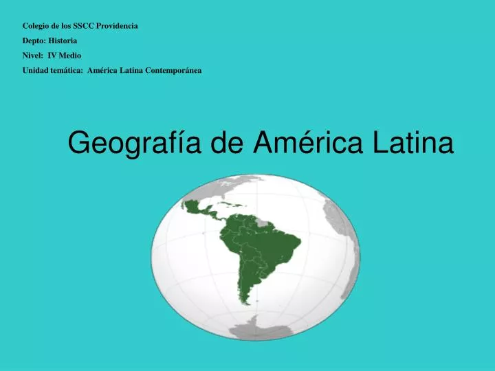 geograf a de am rica latina