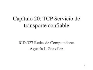 cap tulo 20 tcp servicio de transporte confiable