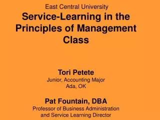 MGMT 3013 Principles of Management