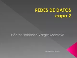 redes de datos capa 2