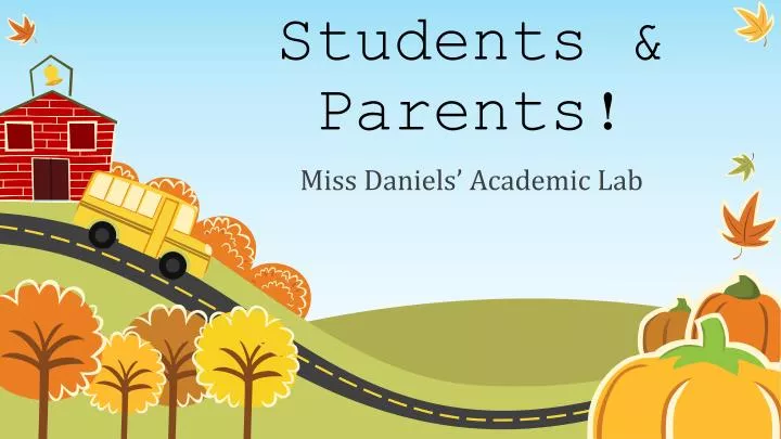 welcome students parents