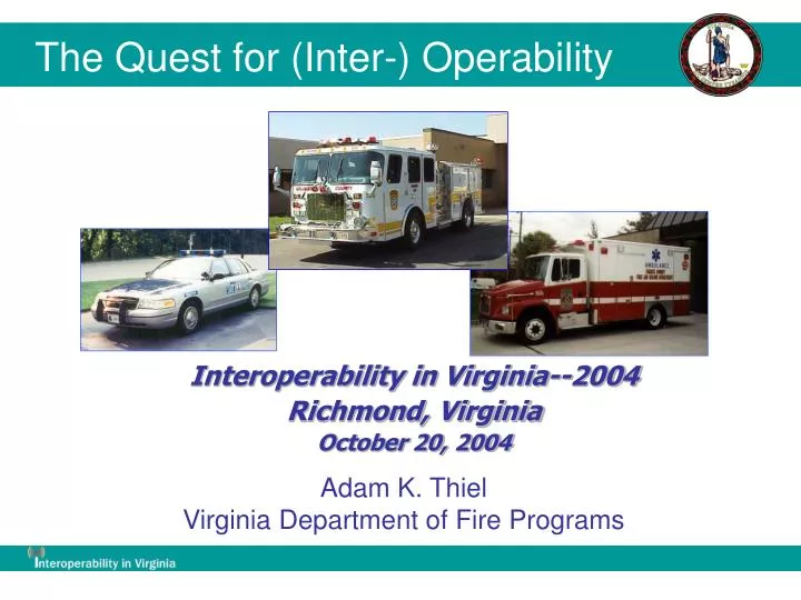 the quest for inter operability