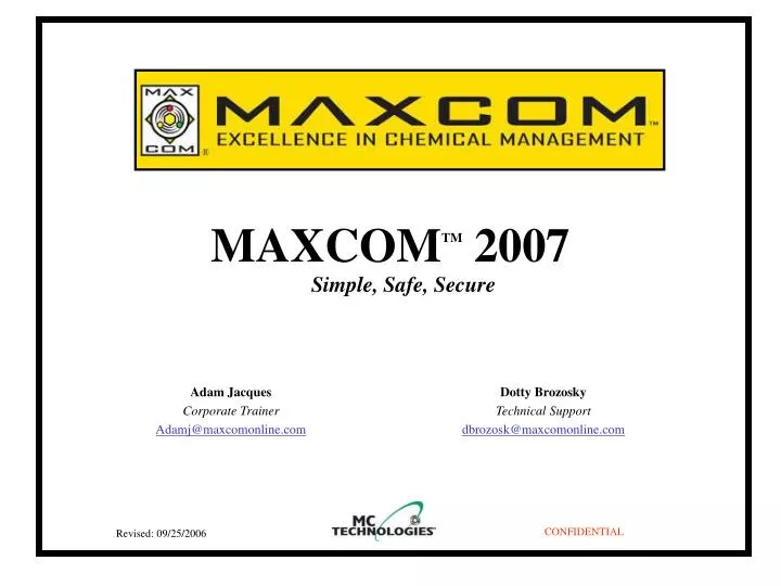 maxcom tm 2007