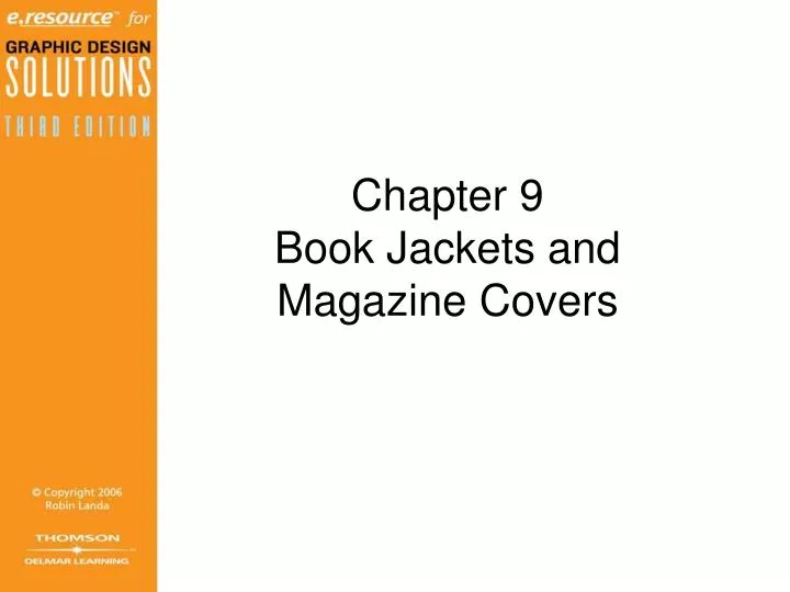 chapter 9 book jackets and magazine covers