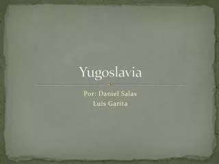 yugoslavia