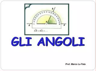 gli angoli