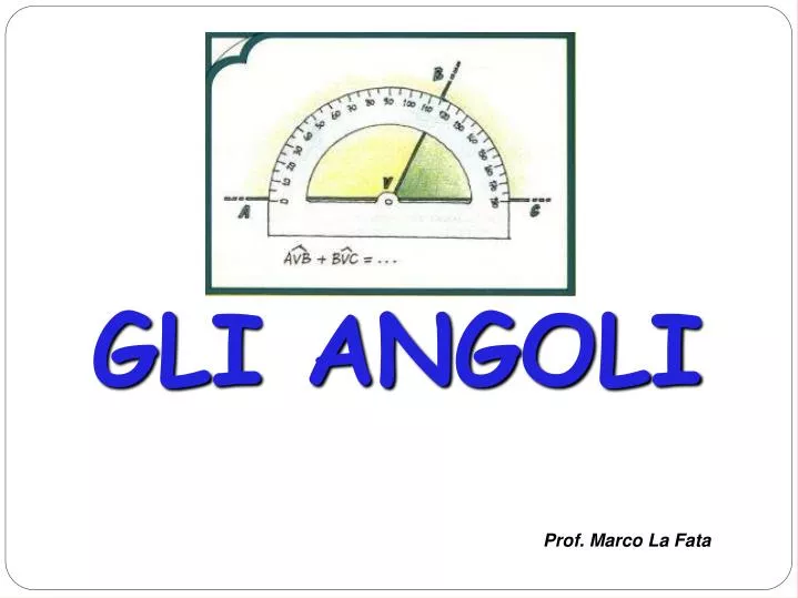 gli angoli