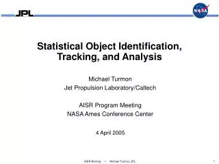 Statistical Object Identification, Tracking, and Analysis