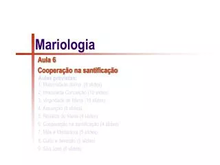 mariologia
