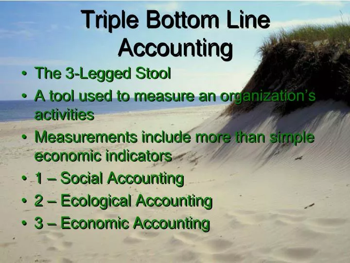 triple bottom line accounting