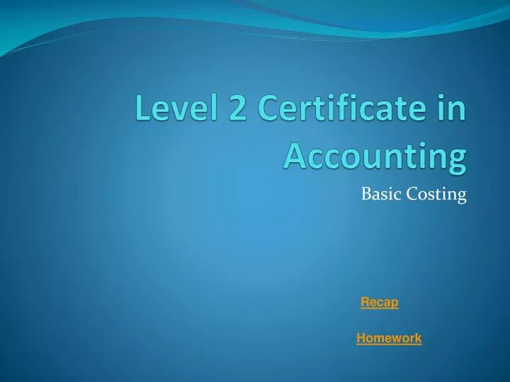 level 2 certificate in accounting