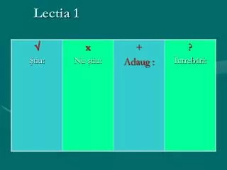 lectia 1