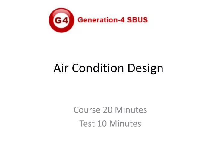 air condition design