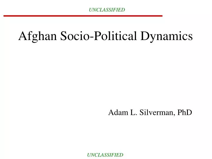 afghan socio political dynamics