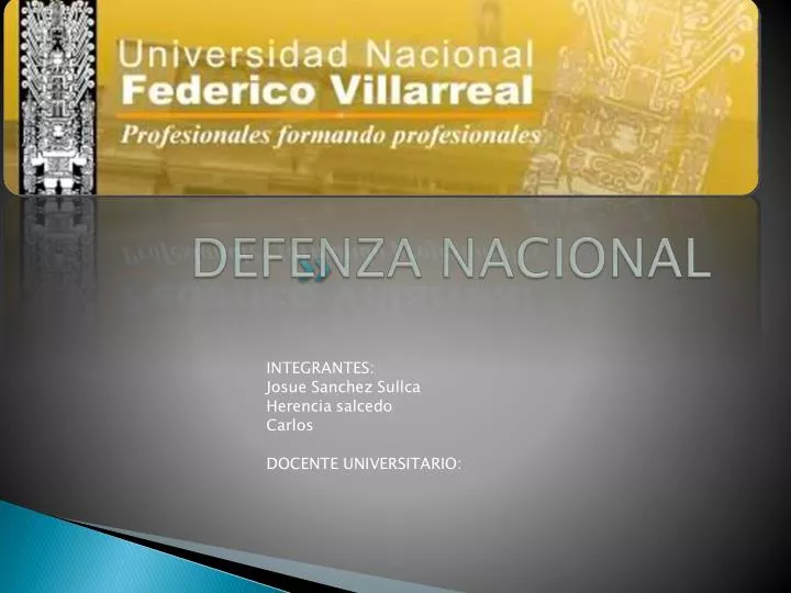 defenza nacional