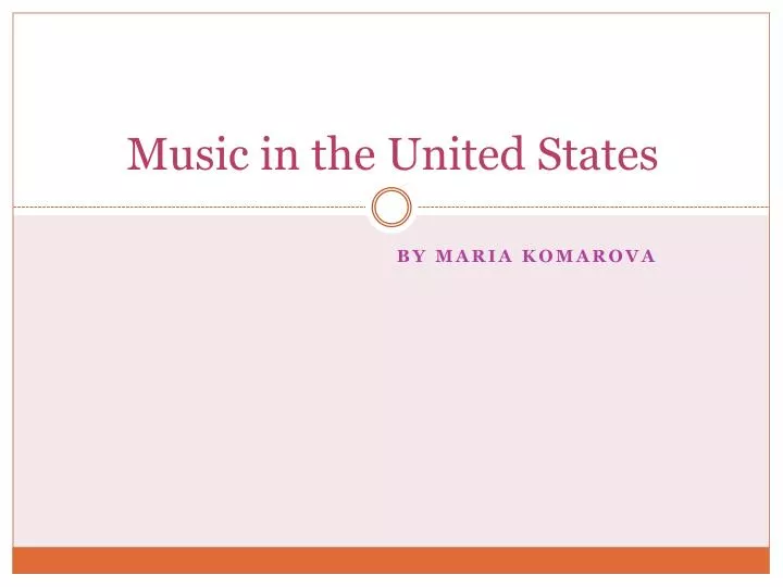 music in the united states