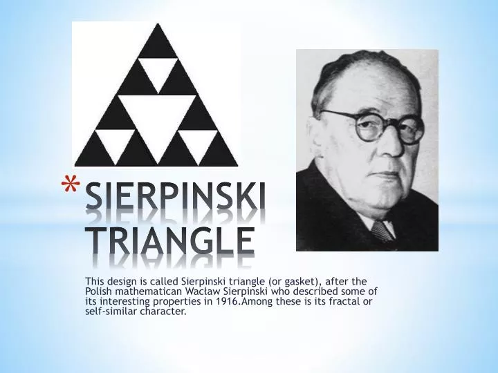 sierpinski triangle