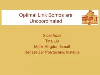 Optimal Link Bombs are Uncoordinated